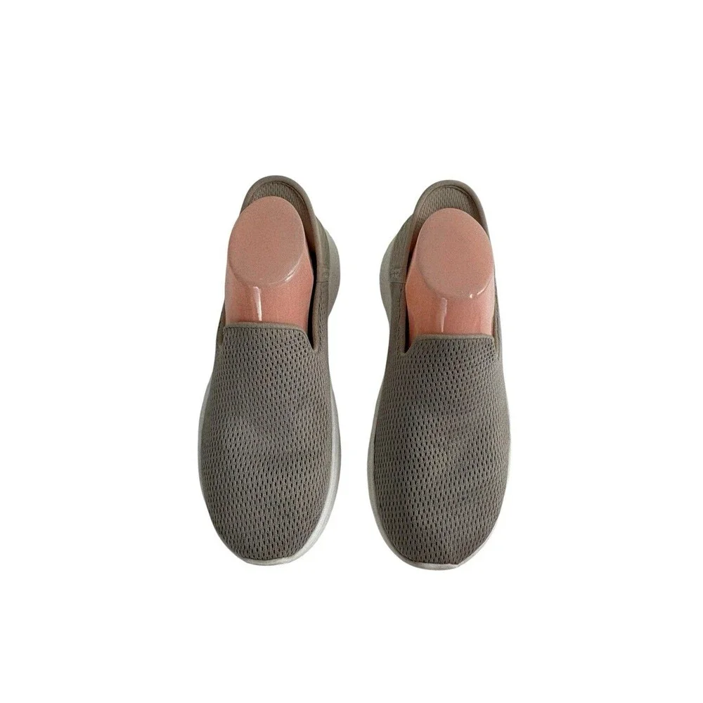 Skechers Go Walk Women’s Size 8  Slip-Ins Taupe Air Cooled Memory Foam Shoes